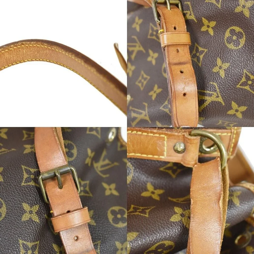 LOUIS VUITTON Petit Noe Drawstring Shoulder Bag Monogram Leather